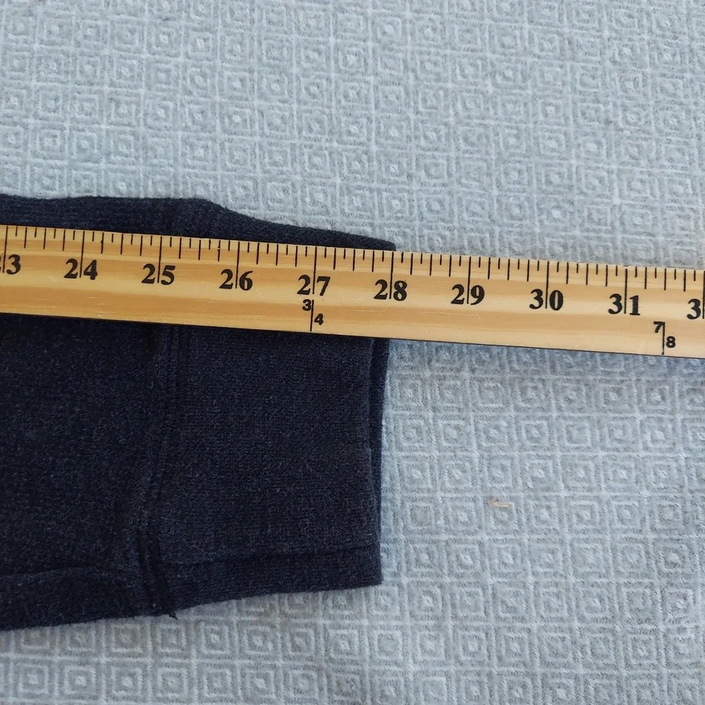 Banana Republic Sweatshirt Mens XL Gray Crewneck Raglan Sleeve Fleece Pullover